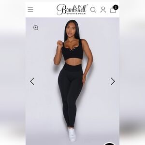 Bombshell Sportswear Black Leggings